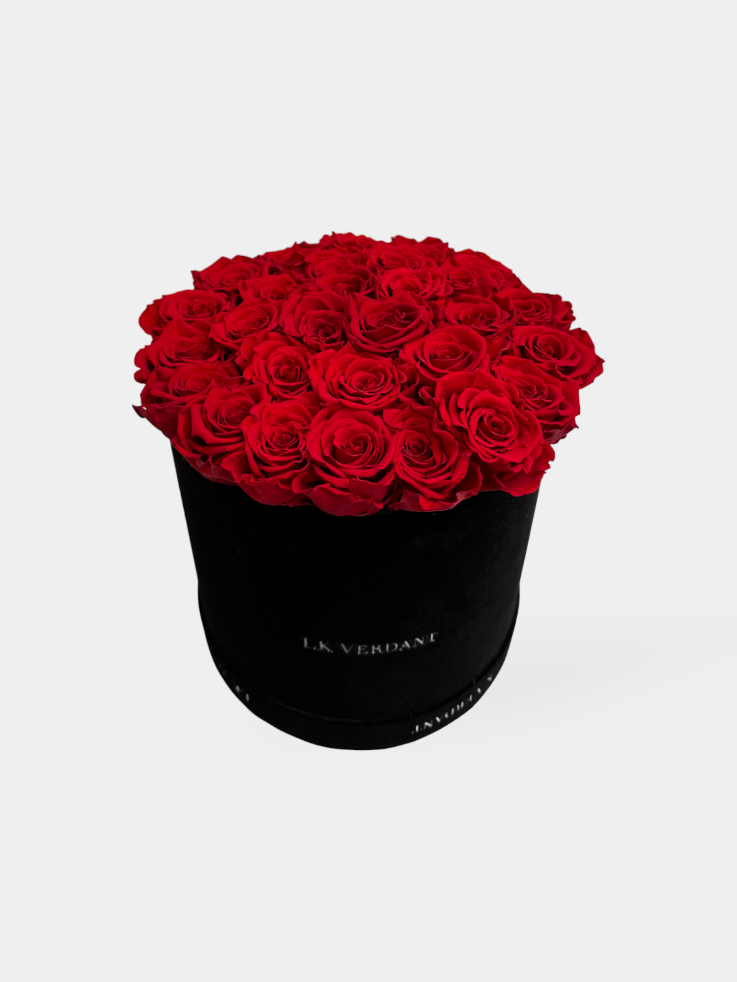 Large Forever Roses Hatbox - LK VERDANT