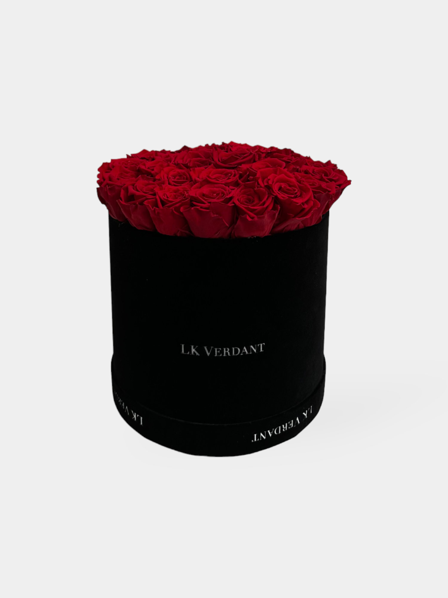 Large Forever Roses Hatbox - LK VERDANT