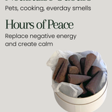 Incense Cones + Glass Holder