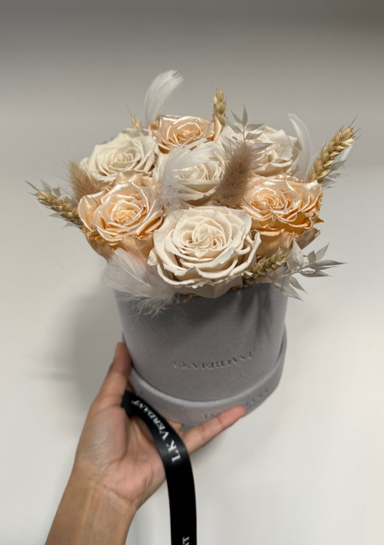 Forever Roses Hatbox - LK VERDANT