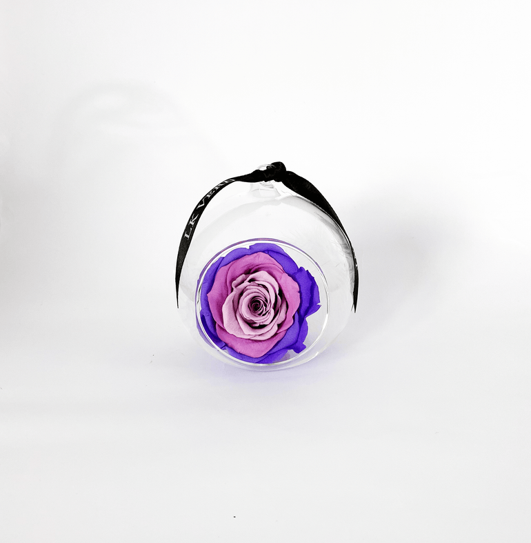 The Always Purple Swirl Forever Rose - Shop for Flowers and Forever Roses - LK VERDANT