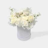 Elegant Whisper Hatbox Flowers - LK VERDANT
