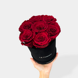 Small Eternal Roses UK Hatbox - LK VERDANT