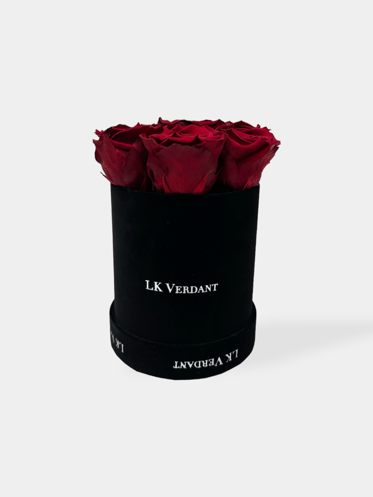 Small Forever Roses Hatbox - LK VERDANT