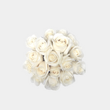 Pure White Roses Hatbox Flowers - LK VERDANT