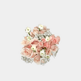 Peach Charm Hatbox Flowers - LK VERDANT