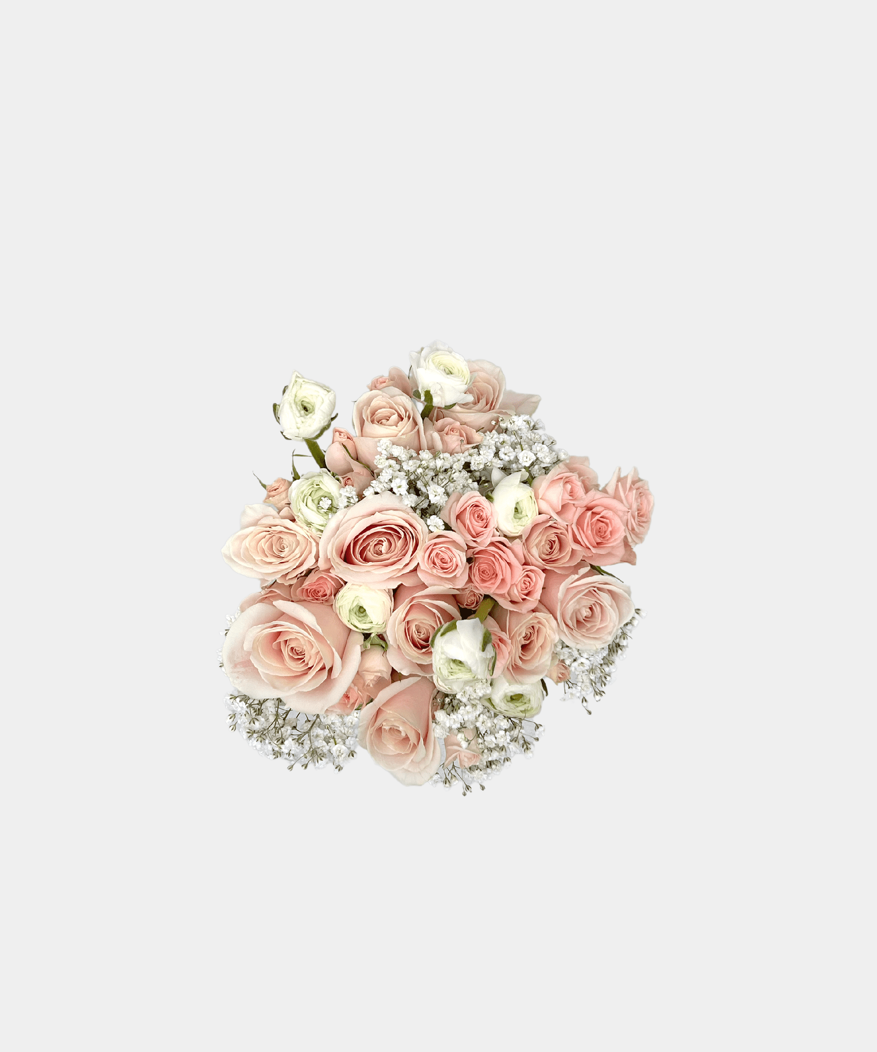 Peach Charm Hatbox Flowers - LK VERDANT